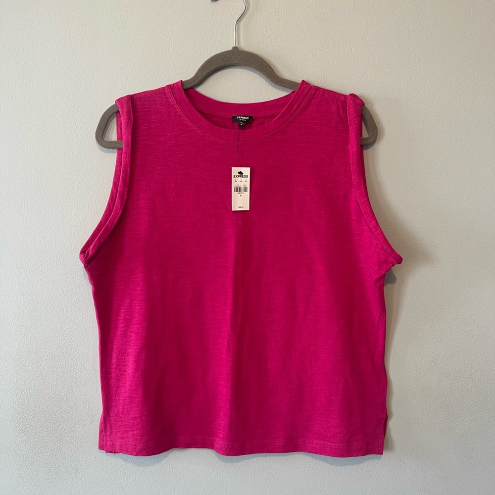 Express Hot Pink Tank Top